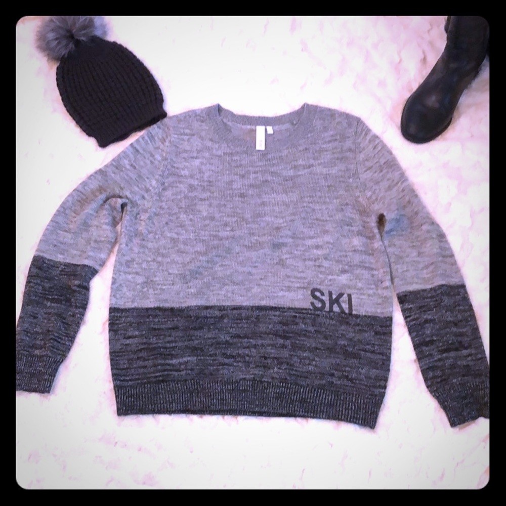 Great winter sweater to wear alone or layer under!